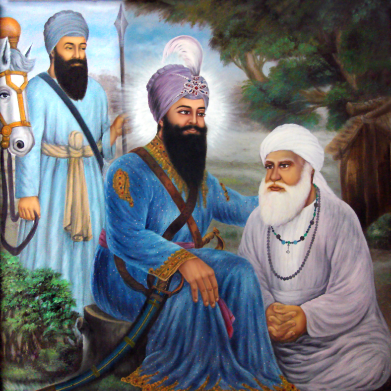 Guru Hargobind Ji blessing Jahra Peer